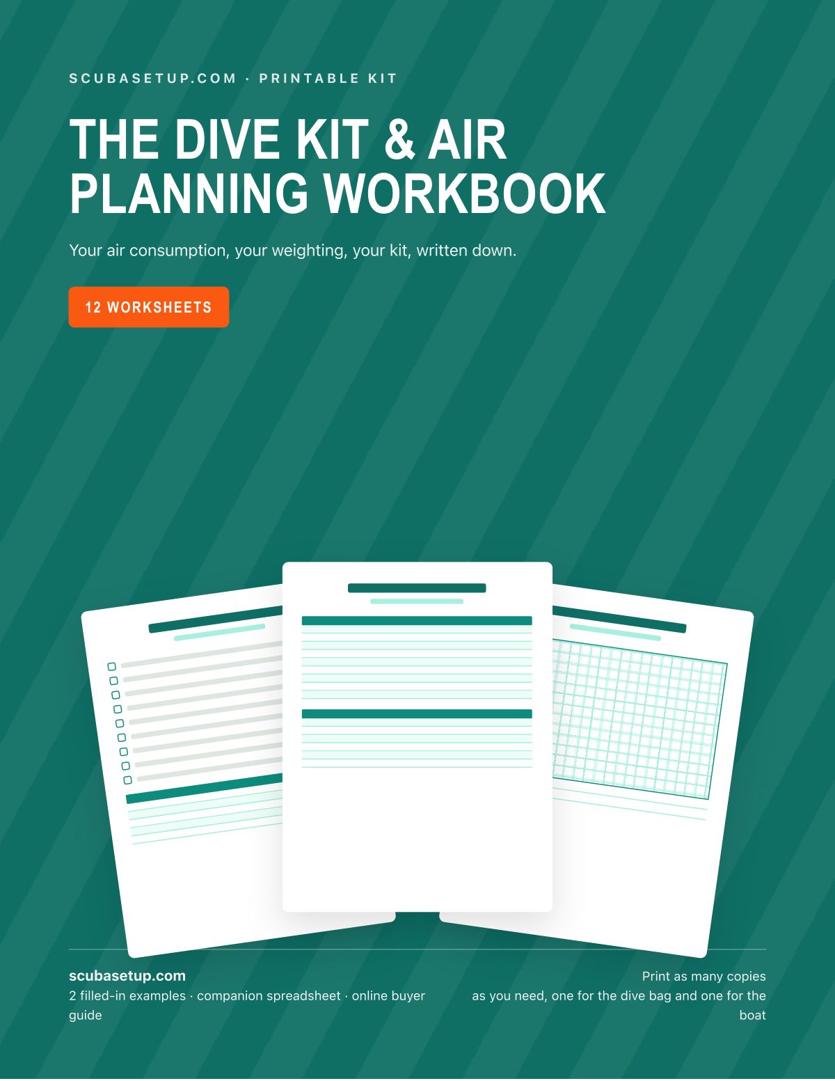The Dive Kit & Air Planning Workbook cover